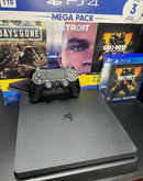 PlayStation 4 Slim Completo, 2 Controles, 2 Jogos inclusos, Na caixa com todos os cabos